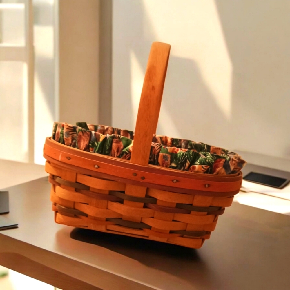 Longaberger Basket with Liner